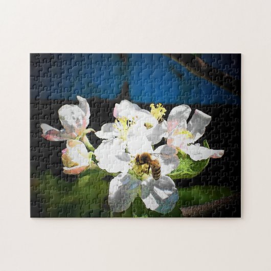 Bijen mijn appelboom legpuzzel (Horizontaal)