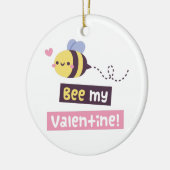 Bijen mijn Valentijn, Cute Love Pun Confession Keramisch Ornament (Links)