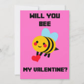 Bijen Mijn Valentijn Kaart (Voorkant)