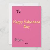 Bijen Mijn Valentijn Kaart (Achterkant)