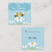 Bijen mijn Valentijn - Valentijn van de Cute bee Notitiekaartje (Voorkant / Achterkant)