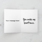 Bijen Mijn Valentijn Valentijnsdag Kaart (Binnen)