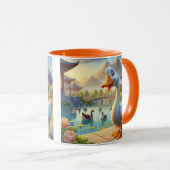 bijen mok (Voorkant rechts)