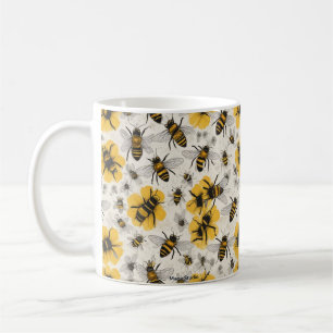 Bijen Mok: Charming Bee Design Koffiemok