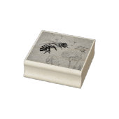  bijen nr. 4 Dandelion Waterverf Art. Rubberstempel (Stempel)