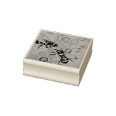  bijen nr. 5 Honeycomb Waterverf art. Rubberstempel (Stempel)