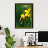 Bijen ontbijt poster (Thuiskantoor)