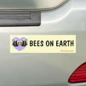 Bijen op Aarde Bumpersticker (Op auto)