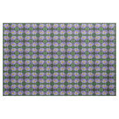 Bijen op Aster Flowers Natuur Pattern Stof (Yard (91,4 cm))