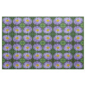 Bijen op Aster Flowers Natuur Pattern Stof (Fat Quarter)