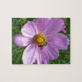 bijen op bloem legpuzzel (Horizontaal)