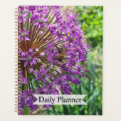 Bijen op bloemen planner (Voorkant)