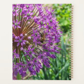 Bijen op bloemen planner (Achterkant)