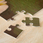 Bijen op Coneflower Wild Flower Giant Puzzel Legpuzzel (Zijkant)