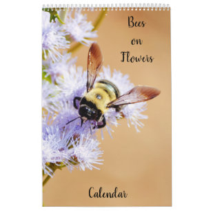 Bijen op de Bloemenkalender Kalender
