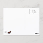 Bijen op de Lavender Summer Floral Briefkaart (Achterkant)