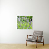 Bijen op de Lavender Summer Floral Wandkleed (In Situ (horizontaal))