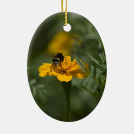 Bijen op de top keramisch ornament (Achterkant)