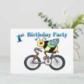 Bijen op een bijenkooi kaart (Staand voorkant)