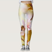 Bijen op een Cherry Flower Leggings (Voorkant)