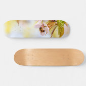 Bijen op een Cherry Flower Skateboard (Horizontaal)