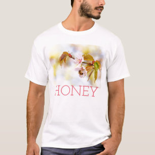 Bijen op een Cherry Flower T-shirt