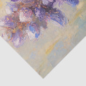 Bijen op een Paarse Lupine Bloem Decoupage Tissuepapier (Detail)