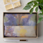 Bijen op een Paarse Lupine Bloem Decoupage Tissuepapier (Geschenk)