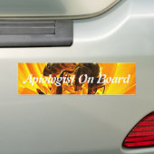 Bijen op een ventilator bumpersticker (Op auto)