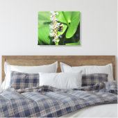 Bijen op een ventilator canvas afdruk (Insitu (Slaapkamer))