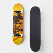 Bijen op een ventilator persoonlijk skateboard (Voorkant)