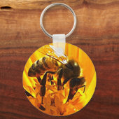 Bijen op een ventilator sleutelhanger (Voorkant)