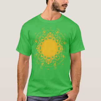 Bijen op een zonnebloem 1 t-shirt
