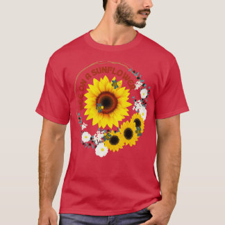 bijen op een zonnebloem 55 t-shirt