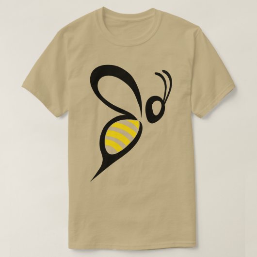 Bijen op een zonnebloem 62 t-shirt (Design voorkant)