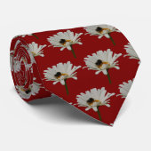 Bijen op Flower Stropdas (Opgerold)