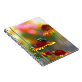 Bijen op Gaillardia Notitieboek (Rechterzijde)