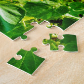 Bijen op gele zonnebloem legpuzzel (Zijkant)