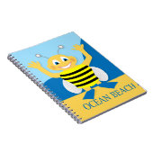 Bijen op het strand notitieboek (Rechterzijde)