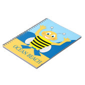 Bijen op het strand notitieboek (Linkerzijde)