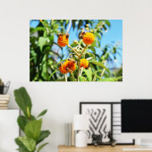 Bijen op het werk Poster (Thuiskantoor)