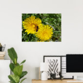 bijen op het werk poster (Thuiskantoor)
