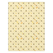 Bijen op Honeycomb Pattern Gold Yellow Tafelkleed (Voorkant)