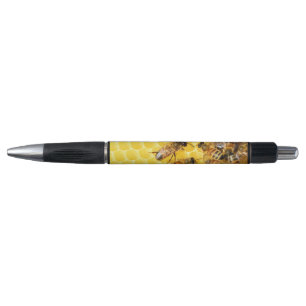 Bijen op Honeycomb - Pen