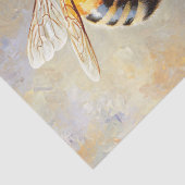 Bijen op honingkam met lavendelbloemen Decoupage Tissuepapier (Detail)