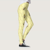 Bijen Op Honingraat Geel Leggings (Rechts)