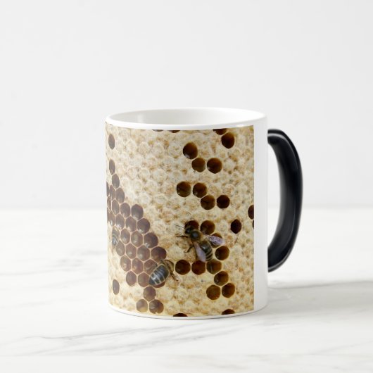 Bijen op honingraat Mok (Voorkant rechts)