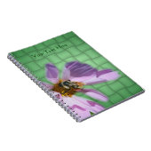 Bijen op kosmos Natuur Notitieboek (Rechterzijde)