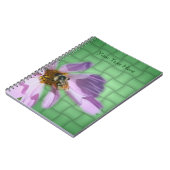 Bijen op kosmos Natuur Notitieboek (Linkerzijde)