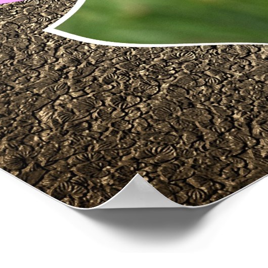 Bijen op kosmos uit Lijst Poster (Hoek)